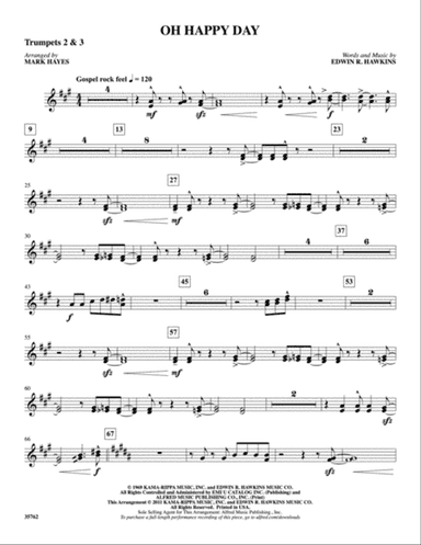 Oh Happy Day: 2nd & 3rd Trumpet