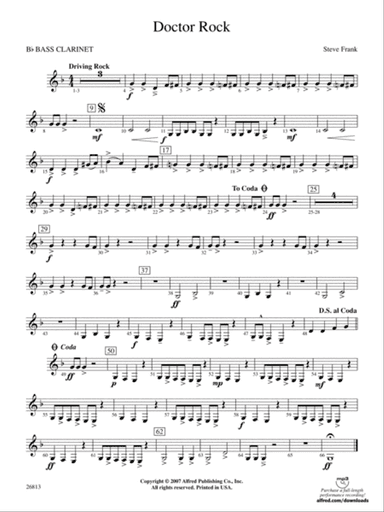 Doctor Rock: B-flat Bass Clarinet