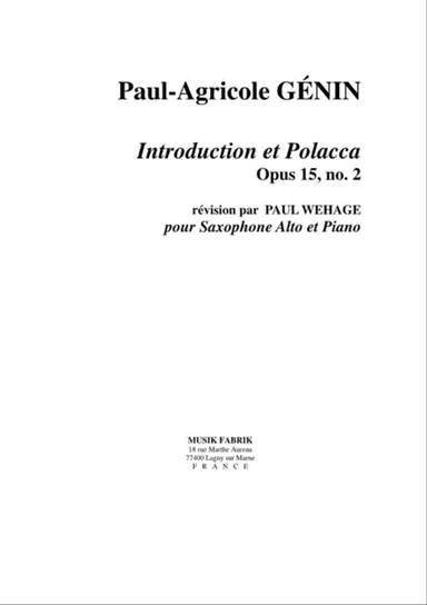Introduction et Polacca, opus 15, no. 2
