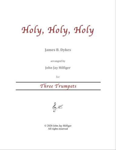 Holy, Holy, Holy for Three Trumpets