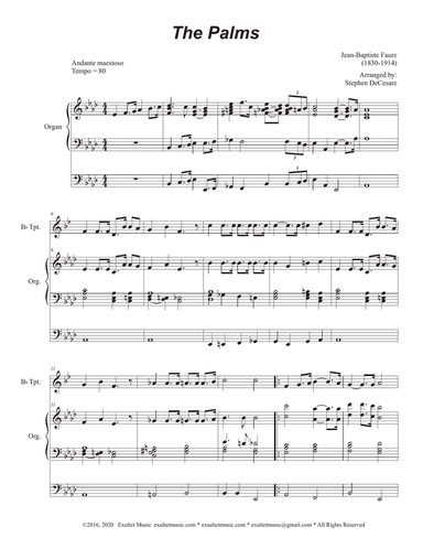 The Palms (Bb-Trumpet solo and Organ)