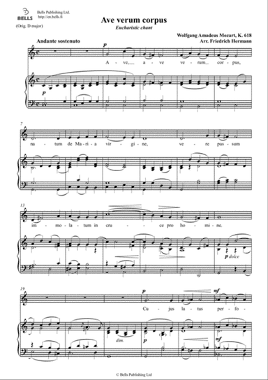Ave verum corpus, K. 618 (C Major)