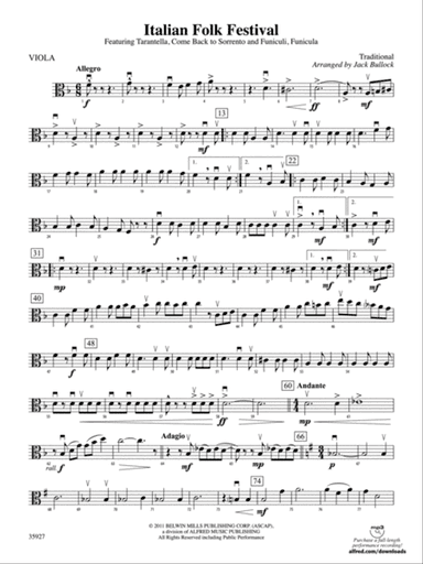 Italian Folk Festival: Viola