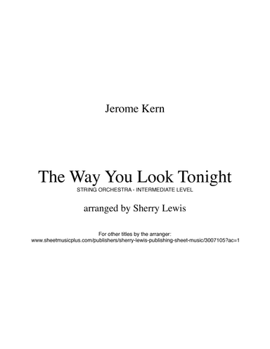 The Way You Look Tonight