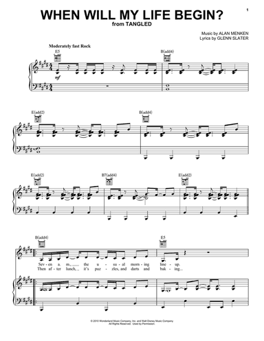 When Will My Life Begin? (from Tangled)