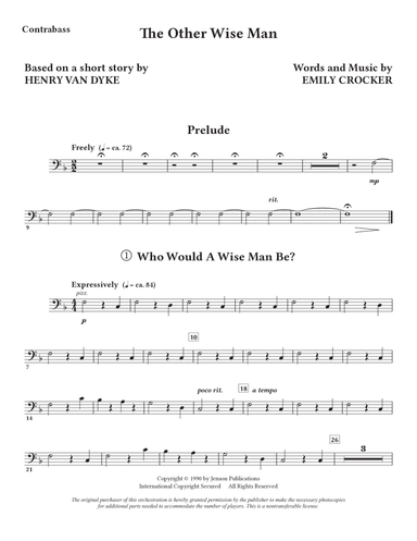 The Other Wise Man - Contrabass