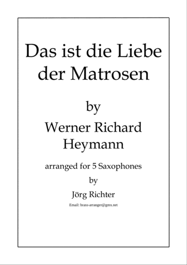 Das Ist Die Liebe Der Matrosen