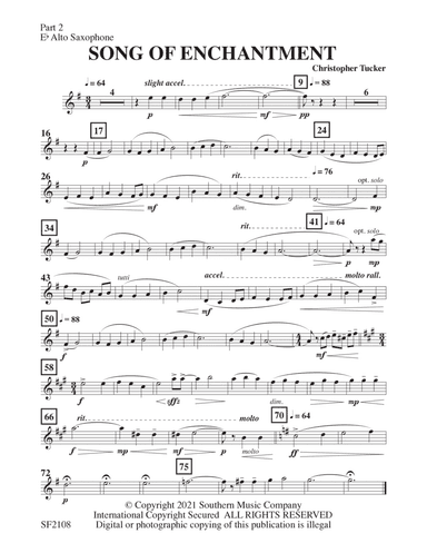 Song of Enchantment - Alto Sax 2