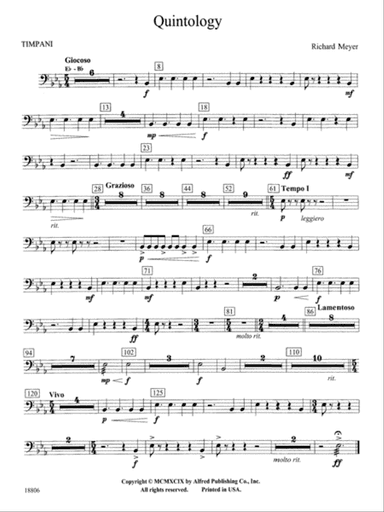 Quintology: Timpani