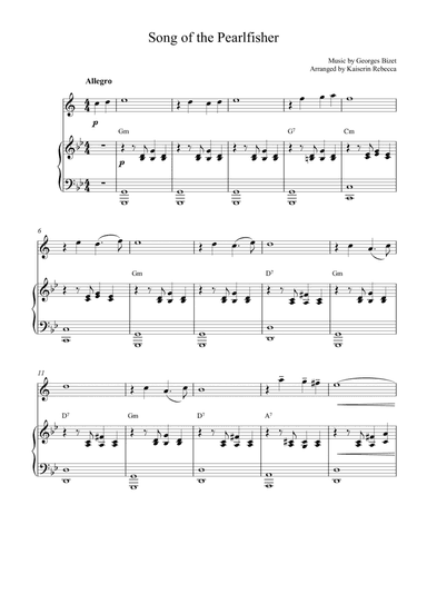 Song of the Pearlfisher