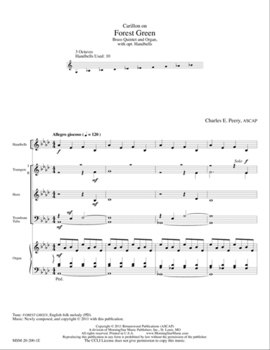 Carillon on Forest Green (Downloadable)