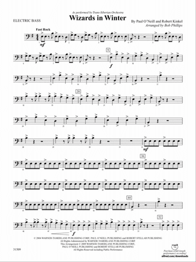 Wizards in Winter: Electric Bass