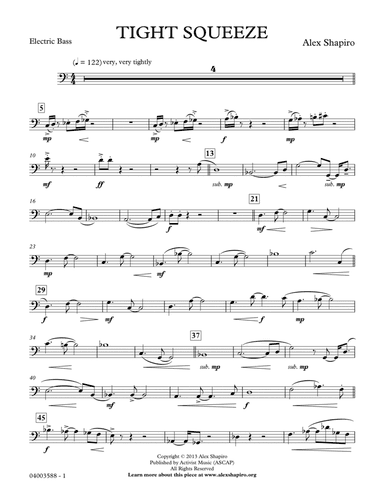 Tight Squeeze - Electric Bass