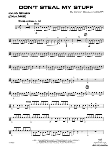 Don't Steal My Stuff: Auxiliary Percussion