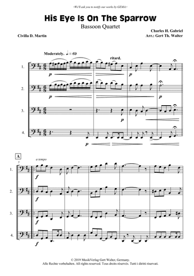 His Eye Is On The Sparrow