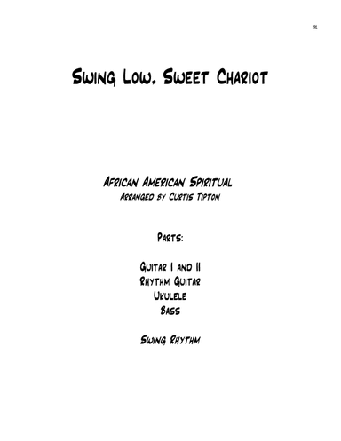 Swing Low, Sweet Chariot