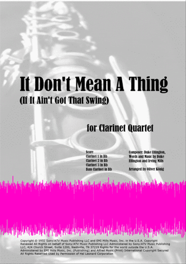 It Don't Mean A Thing (If It Ain't Got That Swing)