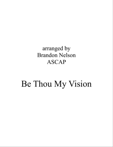 Be Thou My Vision (brass quintet)