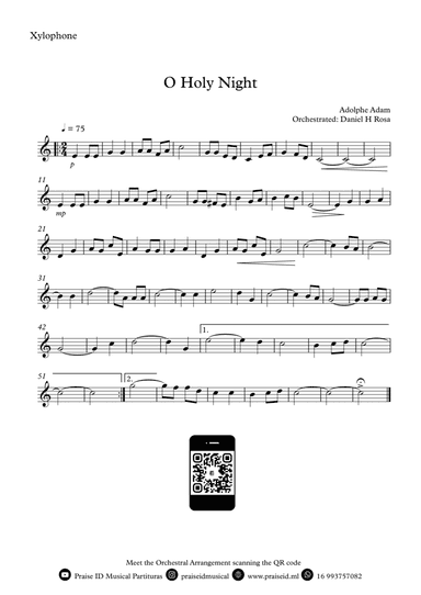 O Holy NIght - Christmas Carol - Xylophone