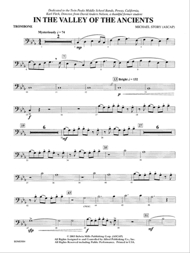 In the Valley of the Ancients: 1st Trombone