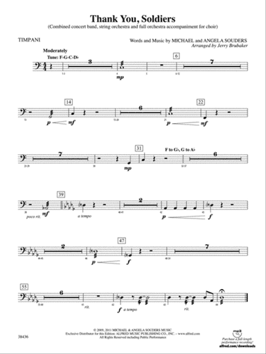 Thank You, Soldiers: Timpani
