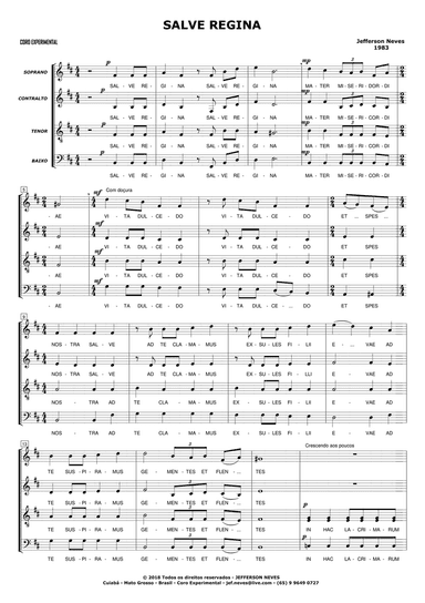 SALVE REGINA - SATB