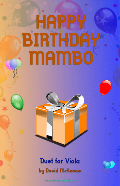 Happy Birthday Mambo, for Viola Duet