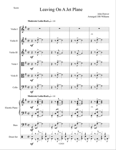 Leaving On A Jet Plane