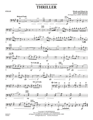 Thriller - Cello