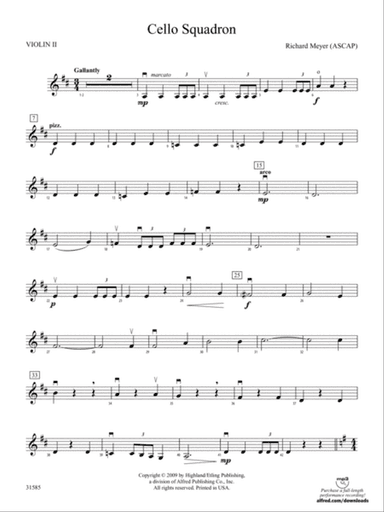 Cello Squadron: 2nd Violin