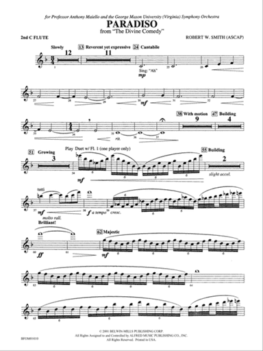 Paradiso (from The Divine Comedy): 2nd Flute