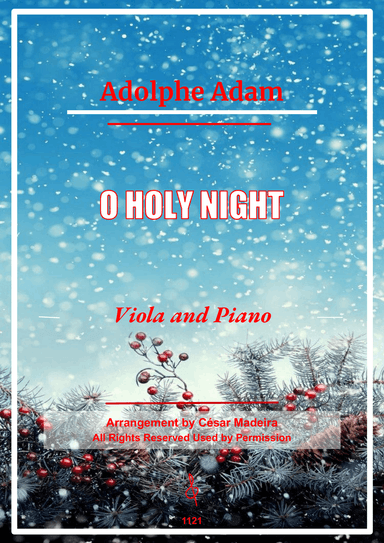 O Holy Night - Viola and Piano (Full Score and Parts)
