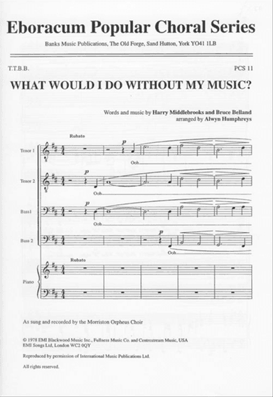 What Would I Do Without My Music?