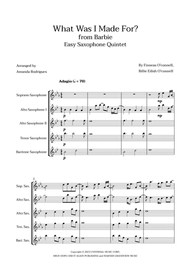 What Was I Made For?