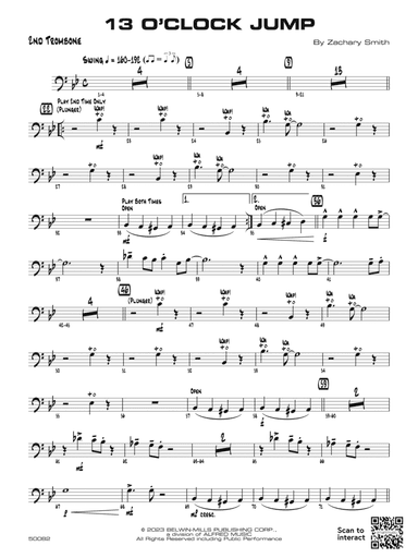 13 O'Clock Jump: 2nd Trombone