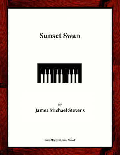 Sunset Swan