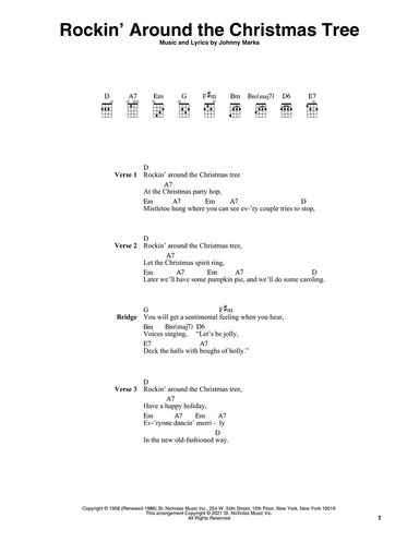 Rockin' Around The Christmas Tree (arr. Fred Sokolow)