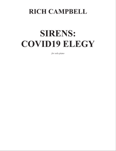 Sirens: Covid19 Elegy