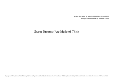 Sweet Dreams (Are Made Of This)