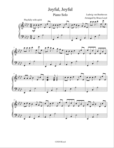Joyful, Joyful We Adore Thee