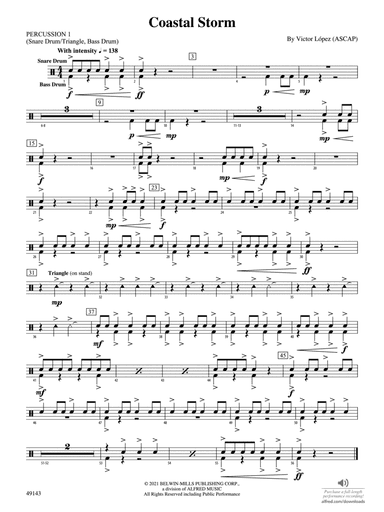 Coastal Storm: 1st Percussion