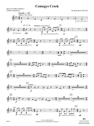 Comegys Creek: 2nd Mallet Percussion