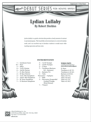 Lydian Lullaby: Score