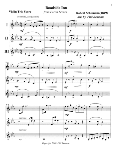 Roadside Inn - Violin Trio