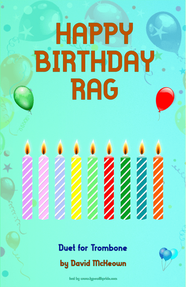 Happy Birthday Rag, for Trombone Duet