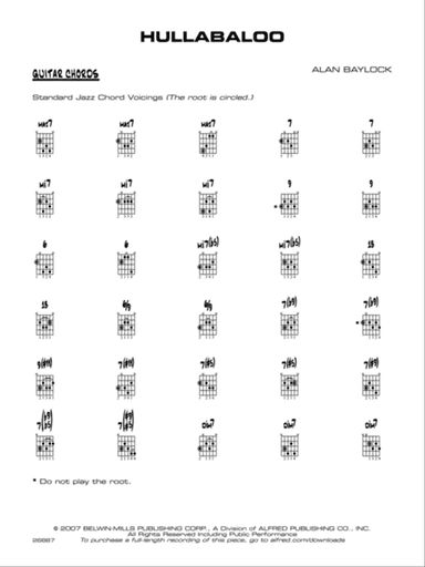 Hullabaloo: Guitar Chords
