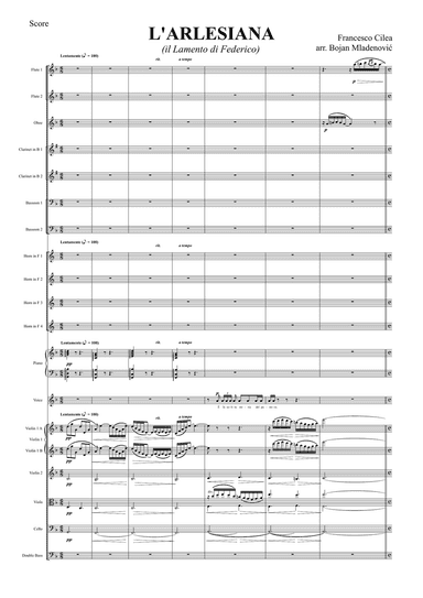 Lamento di Federico from L'Arlesiana