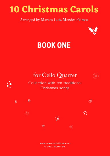 10 Christmas Carols (Book ONE) - Cello Quartet