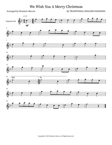 We Wish You A Merry Christmas