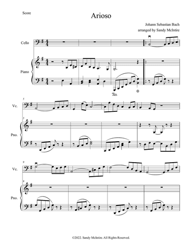 Arioso from Cantata BMV 165